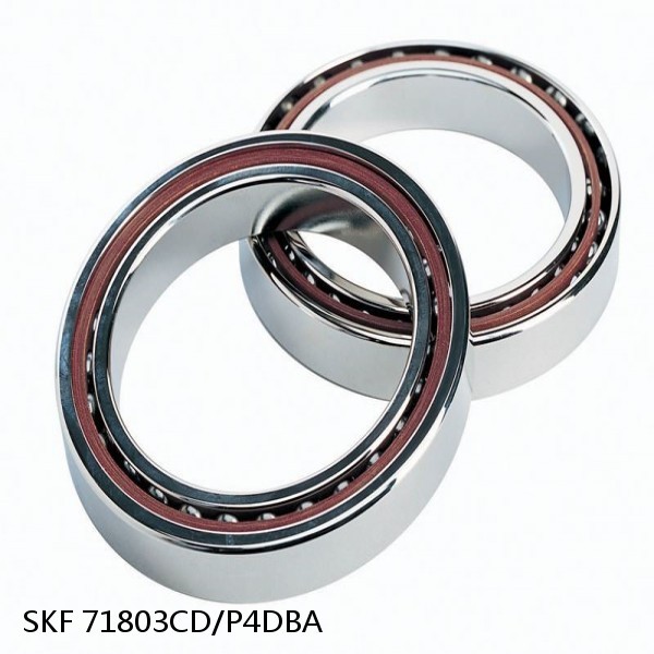 71803CD/P4DBA SKF Super Precision,Super Precision Bearings,Super Precision Angular Contact,71800 Series,15 Degree Contact Angle